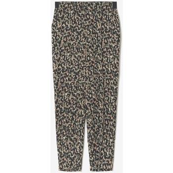 Pantalon Le Temps des Cerises Pantalon way à motif léopard kaki