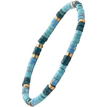 Bracelets Sixtystones Bracelet Perles Heishi 4 Mm Turquoise -Small-16c...