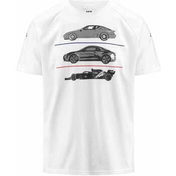 T-shirt Kappa T-Shirt Argla BWT Alpine F1 Team 2023 Blanc