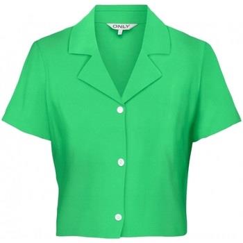 Blouses Only Shirt Caro Linen - Summer Green