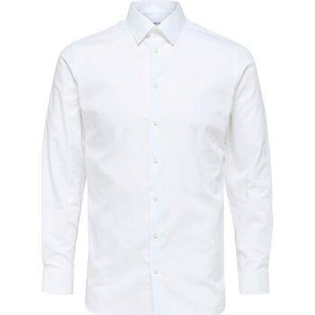 Chemise Selected 16080200 METHAN-BRIGHT WHITE
