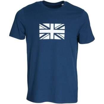 T-shirt Harrington T-shirt bleu "Union Jack" en coton bio