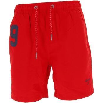 Maillots de bain Superdry Vintage polo swimshort red