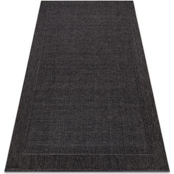 Tapis Rugsx Tapis TIMO 5000 SIZAL extérieur cadre noir 200x290 cm