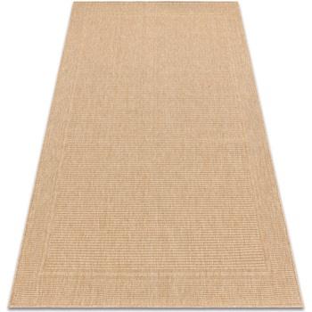 Tapis Rugsx Tapis TIMO 5979 SIZAL extérieur cadre beige 240x330 cm