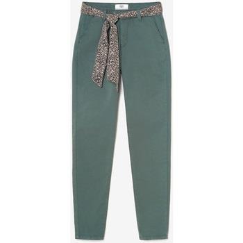 Pantalon Le Temps des Cerises Pantalon chino dyli4 vert bouteille