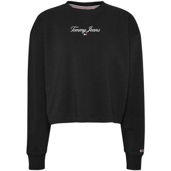 Sweat-shirt Tommy Jeans Sweat femme Ref 60370 BDS Noir