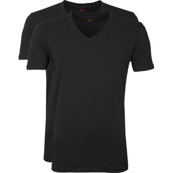 T-shirt Levis T-Shirt Col-V Noir Lot de 2