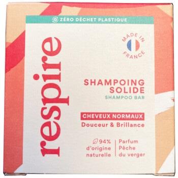 Shampooings Respire Shampoing Solide Pêche du Verger 75g - Cheveux Nor...