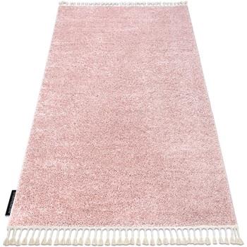 Tapis Rugsx Tapis BERBER 9000 rose Franges berbère marocain 80x150 cm