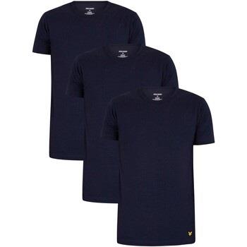 Pyjamas / Chemises de nuit Lyle &amp; Scott Lot de 3 t-shirts à col ro...