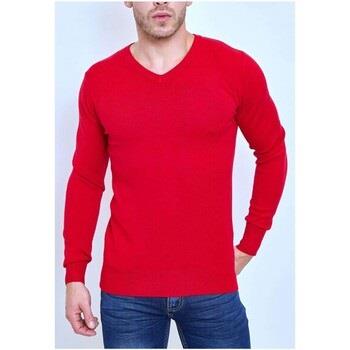 Pull Kebello Pull manches longues col V Rouge H