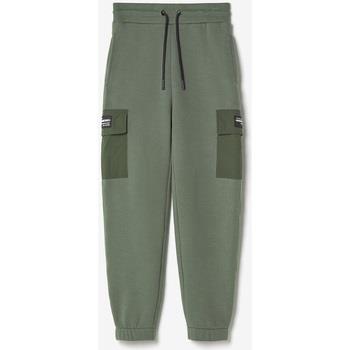 Pantalon enfant Le Temps des Cerises Jogging bi-matière outobo kaki