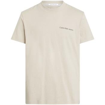 T-shirt Calvin Klein Jeans T shirt homme Ref 60953 Beige