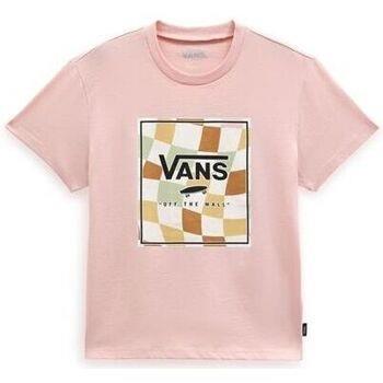 T-shirt enfant Vans VN000795BQL1 CREW VAXY-ROSES