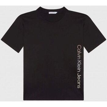 T-shirt enfant Calvin Klein Jeans IU0IU00465 INSTITUTIONAL-BEH BLACK