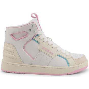 Baskets Guess basqet fl7bsq lea12 white/pink