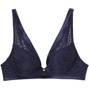 Rembourrés Pomm'poire Soutien-gorge ampliforme coque moulée bleu marin...