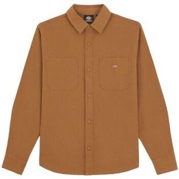 Chemise Dickies Chemise Duck Canvas Homme Stone Washed Brown