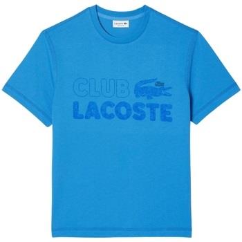 T-shirt Lacoste T shirt col rond Ref 59966 L99 Bleu