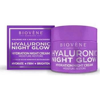 Soins ciblés Biovène Hyaluronic Night Glow Hydration Night Cream Moist...