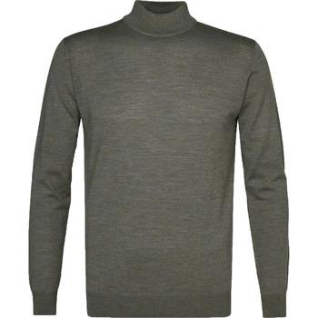 Sweat-shirt Profuomo Pull Turtleneck Merino Vert