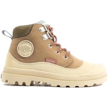 Bottes enfant Palladium Kids Pampa Hi Cuff Hiker - Nude Dust