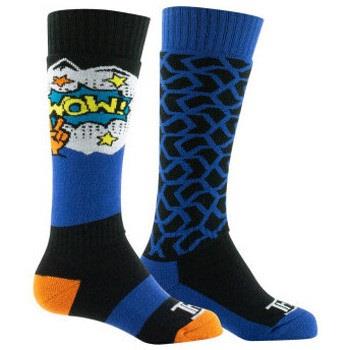 Chaussettes de sports Thyo Lot de 2 paires de mi-bas ski WOW en acryli...