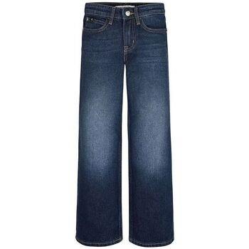 Jeans enfant Calvin Klein Jeans IG0IG01883 WIDE-IBJ RED CAST DARK BLUE
