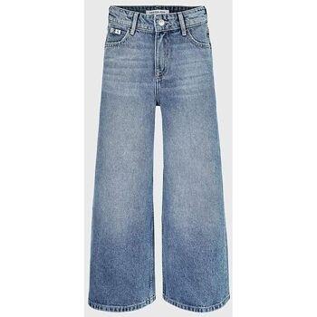 Jeans enfant Calvin Klein Jeans IG0IG01892 WIDE-1AA VISUAL LIGHT BLUE