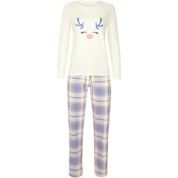 Pyjamas / Chemises de nuit Lisca Pyjama pantalon top manches longues H...