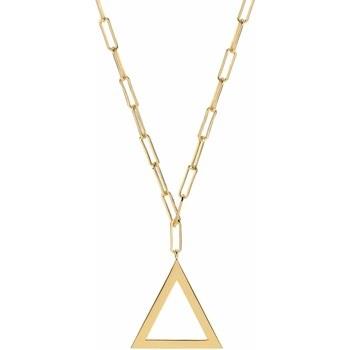 Collier Orusbijoux Collier Chaine Argent Doré Triangle Tal