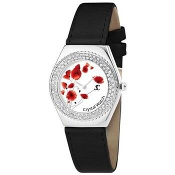 Montre Sc Crystal MF316-COQUELICOT+BRACELET006-NOIR