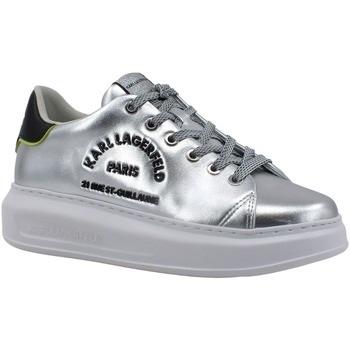 Chaussures Karl Lagerfeld Kapri Metal Maison Sneaker Donna Silver KL62...