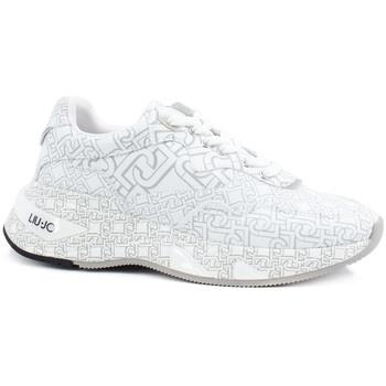 Chaussures Liu Jo Hoa 10 Sneaker Stampa Logo White BA1037EX057