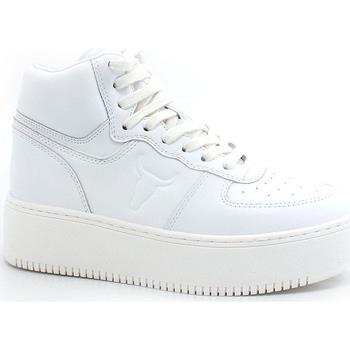 Chaussures Windsor Smith Sneaker Platform Hi White THRIVE