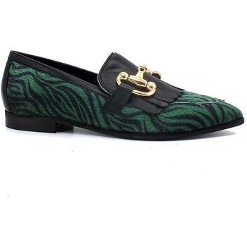 Chaussures Divine Follie Mocassino Donna Zebra Verde 835-26F