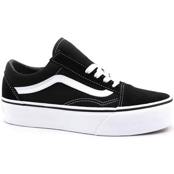 Chaussures Vans Old Skool Platform Sneaker Black White VN0A3B3UY281