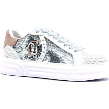 Chaussures Liu Jo Cleo 08 Sneaker Paillettes Donna White BF2073TX055