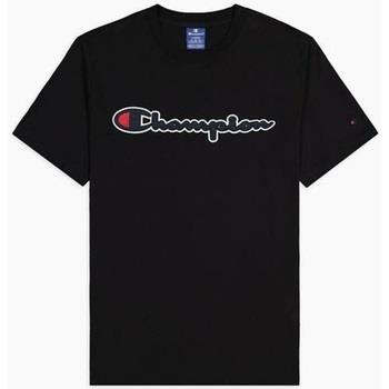 T-shirt Champion T-Shirt Uomo Logo Nero Black 214194