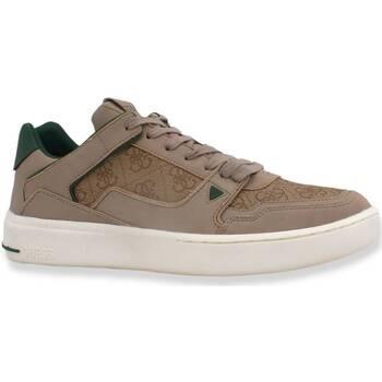 Chaussures Guess Sneaker Uomo Ox Loghi Beige Brown FM7VBLFAB12
