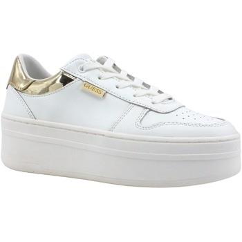 Chaussures Guess Sneaker Platform Donna White Gold FL7LIFLEA12