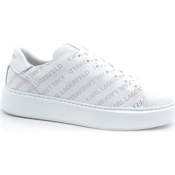 Chaussures Karl Lagerfeld Maxi Kup Perf Sneaker Logo White KL52222