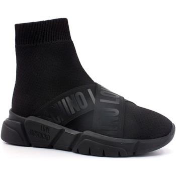 Bottes Love Moschino Elastic Sock Sneaker Donna Nero JA15236G1HIZ500B