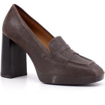 Chaussures Geox Teulada Mocassino Tacco Donna Dark Brown D36VLD000LMC6...