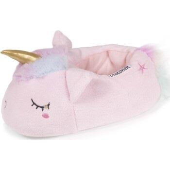 Chaussons enfant Isotoner Chaussons slippers 3D licorne Fille Rose