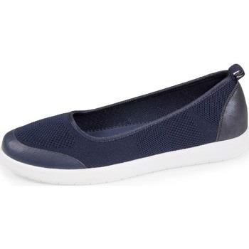 Baskets Isotoner Ballerines Femme slip-on Marine