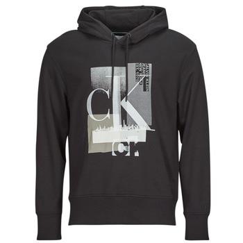 Sweat-shirt Calvin Klein Jeans CONNECTED LAYER LANDSCAPE HOODIE
