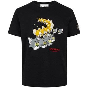 T-shirt Iceberg Tee-Shirt noir- I1P0F01D 6301 9000