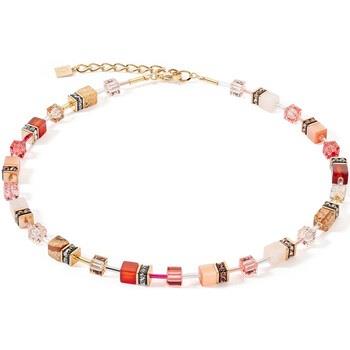 Collier Coeur De Lion Collier GeoCUBE® Iconic Precious rouge-beige